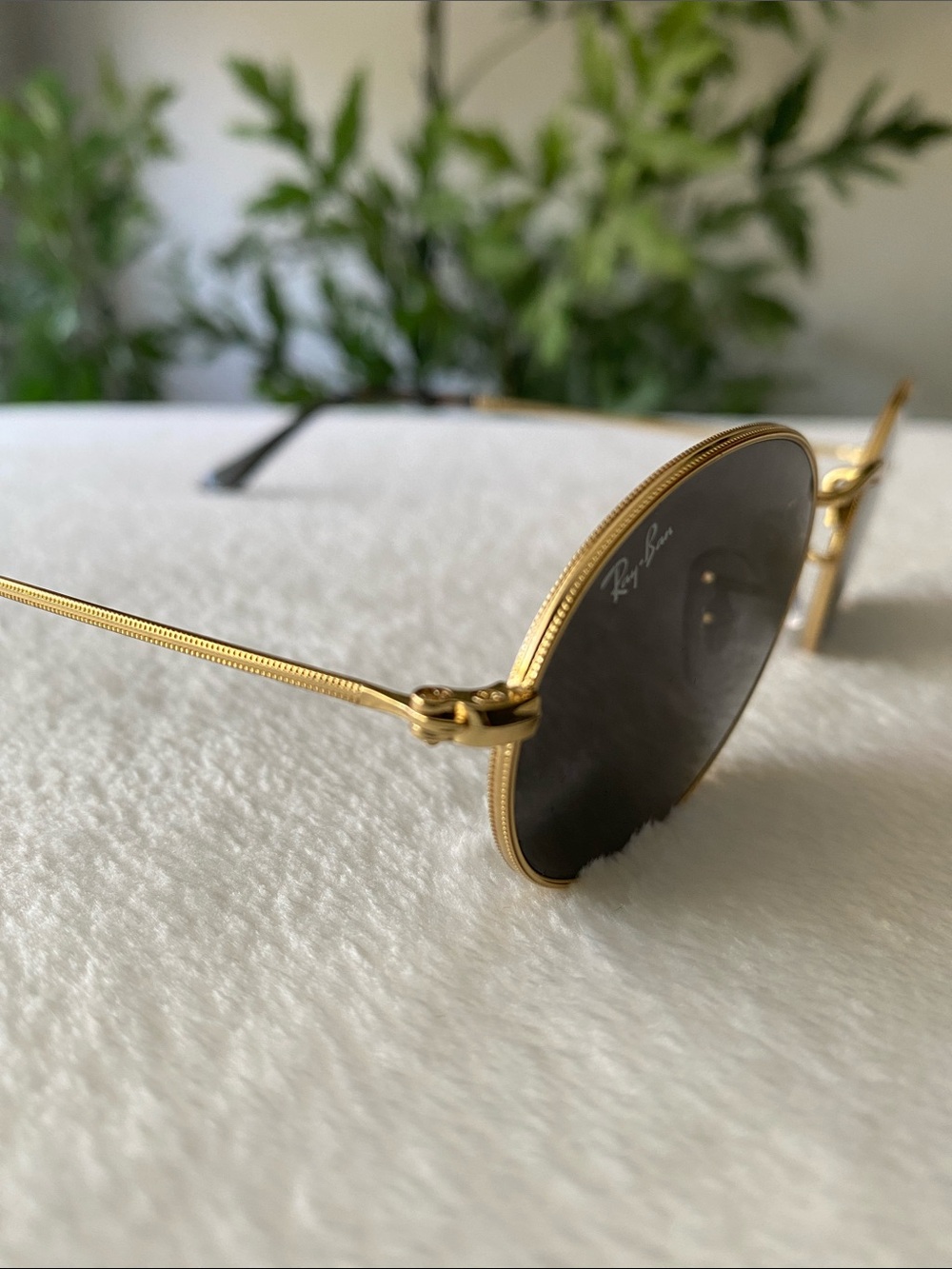 Ray-Ban Oval Flat Lenses Sunglasses | Unisex | RB3547N, Arista Gold/Dark Gray - Picture 8 of 15